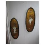 Asian Lady Warrior Clan Wall Art Panels