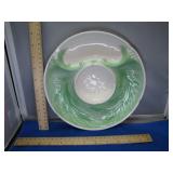 Antique Czechoslovakian Oyster Plate