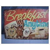 Retro Restaurant AD Tin Sign