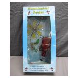 Hand-Crafted Glass Hummingbird Feeder