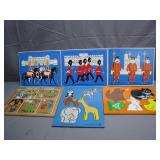 Vintage Wooden Puzzles