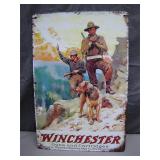Retro Winchester AD Metal Sign