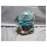 Dolphin Music Box Globe