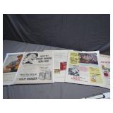 Lucky Strike Information Posters