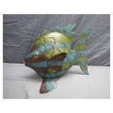 Decortive Metal Fish Candle Holder