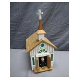 Wind Up Wooden Church Music Box
