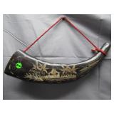 Vietnam War Era Carved Horn (Has Crack)