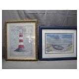 Nautical Artwork, One is Signed and Numbered