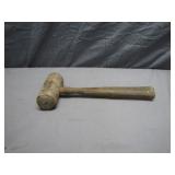 Antique Leather Wrap Head Mallet Hammer