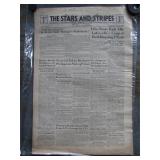1944 WWII Stars & Stripes Newspaper