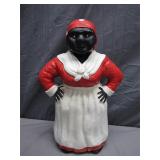 Vintage Black Americana Cast Iron Bank