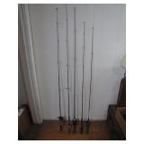 5 Fishing Rods/ Reels