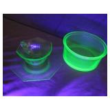 Vintage Uranium Bowl, Saucer, & Cup