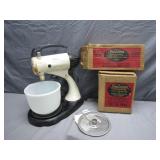 Vintage Sunbeam Mixer w Attatchments - Working