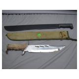 Machette & Bowie Knife