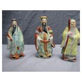 3 Oriental Wiseman Figures