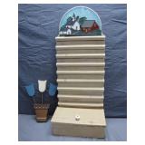 Wall or Tabletop Wooden Calendar