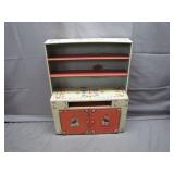 Vintage Ideal Pressed Steel Child Kitchen Cabinet