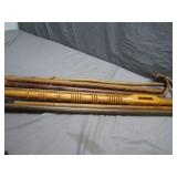 Group of Wooden Walking Sticks
