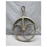 Vintage Cast Iron Well Pulley