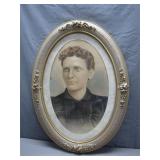 Framed Antique Woman
