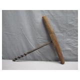 Primitive Wood Auger Hand Drill