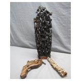 African Ebony Carved Piece, and other treasures