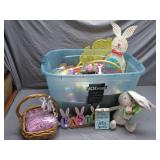 Tote Lot of Easter Decorations