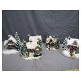 Christmas Village Houses, Battery Operated