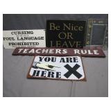 Lot of Cute Signs Decor