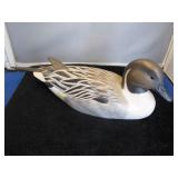 Beautiful Carved Signed Duck Decoy