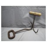 2 Antique Primitive Hay/Meat Hooks