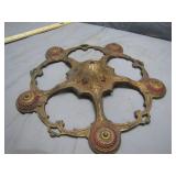 Antique Art Deco Chandelier Canopy Frame