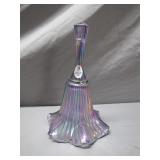 Purple w/ Iridescent Finish Fenton Glass Bell