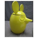 Yellow Mouse Cookie Jar