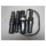 4 Plastic/ Melanine Duck Calls