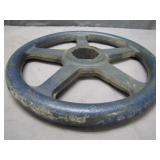 Vintage Blue Steel Wheel