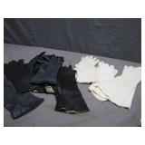 Vintage Italian Leather & Cloth Gloves