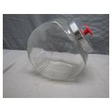 Vintage Glass Cookie Jar