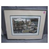Glen P. Weber Nautical Etching "Excel with Pride"