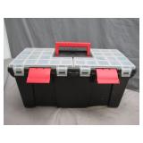 Black & Red Plastic Tool Box