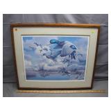 1983 Robert Steiner Duck Lithograph Signed