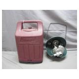 Coleman Propane Lantern w/ Red Plastic Travel Case