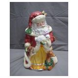 Home Trends Ceramic Santa Claus Cookie Jar
