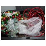Large Tote of Christmas Decorations