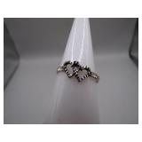 Size 8.75 Heart Ring Sterling Silver