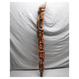 Vintage Hand Carved African Walking Stick