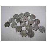Lot of 18 1943 Steel Pennies