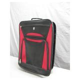 Very Nice Med AT Brand Black/ Red Suitcase