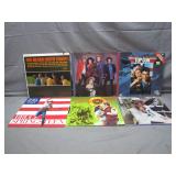 6 Vntg Vinyl Records & Top Gun Laser Disc Video